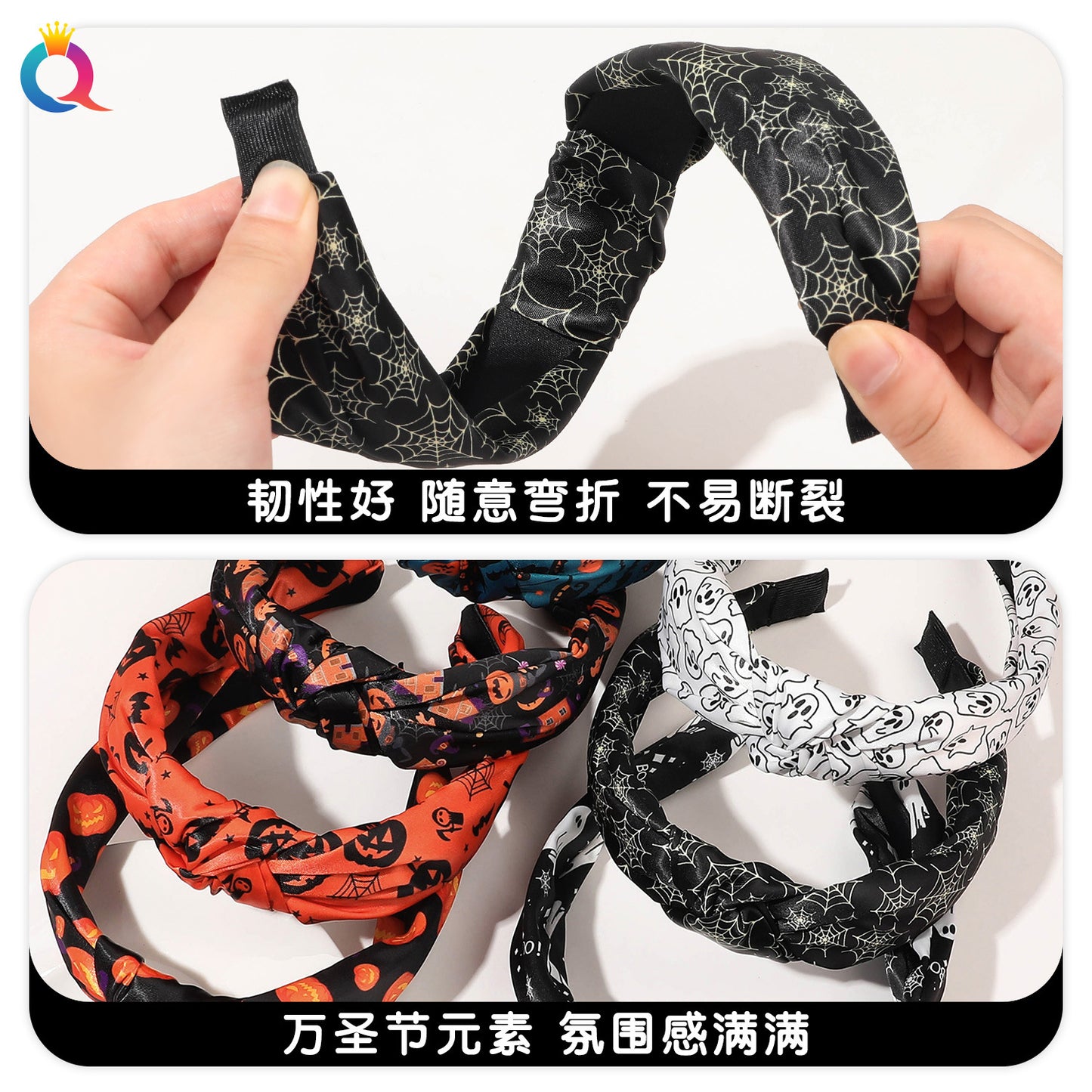 南瓜扭結髮箍－第二視角實拍｜https://igowo.tw/