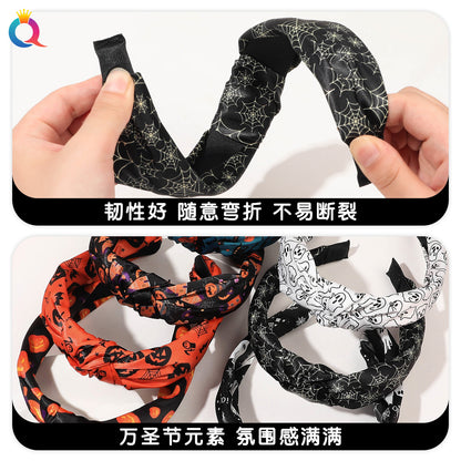 南瓜扭結髮箍－第二視角實拍｜https://igowo.tw/