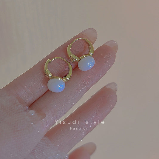 珍珠魚尾耳扣－商品主圖｜https://igowo.tw/