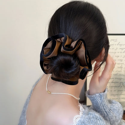 黑色大腸圈髮圈