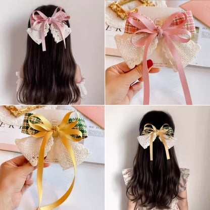 紅色蝴蝶結髮夾－商品主圖｜https://igowo.tw/