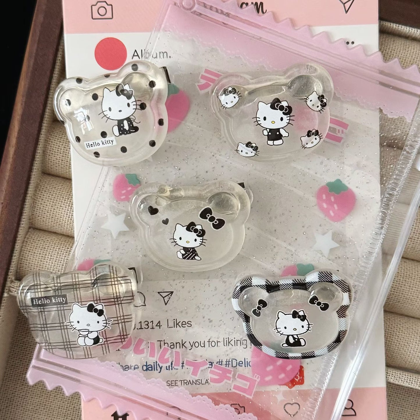 卡通簡約髮夾－商品主圖｜https://igowo.tw/