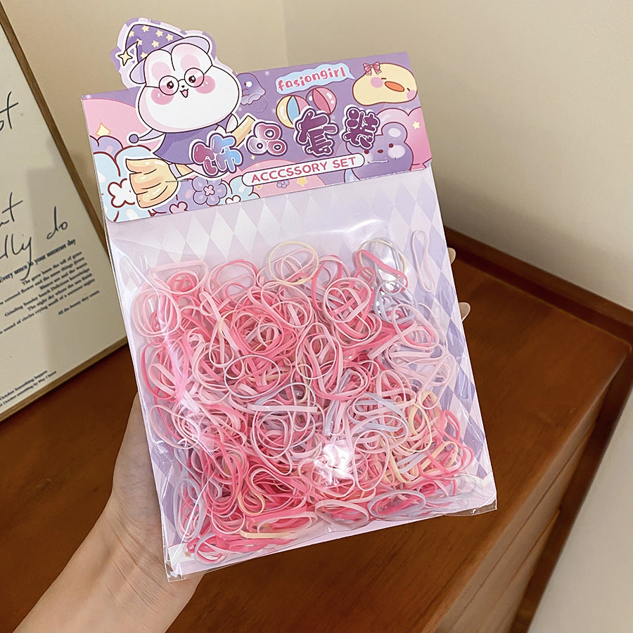 彩色簡約髮圈