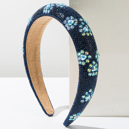 鋯石愛心鑲鑽髮箍
