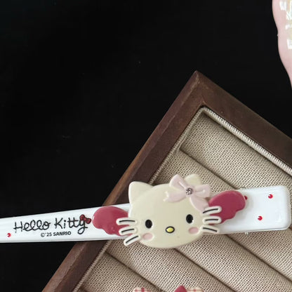紅色貓咪翅膀髮夾
