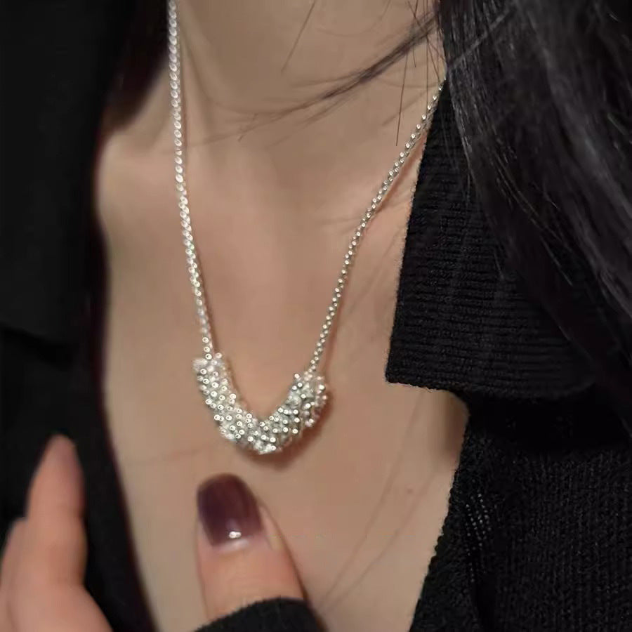 S925鋯石簡約項鍊－商品主圖｜https://igowo.tw/