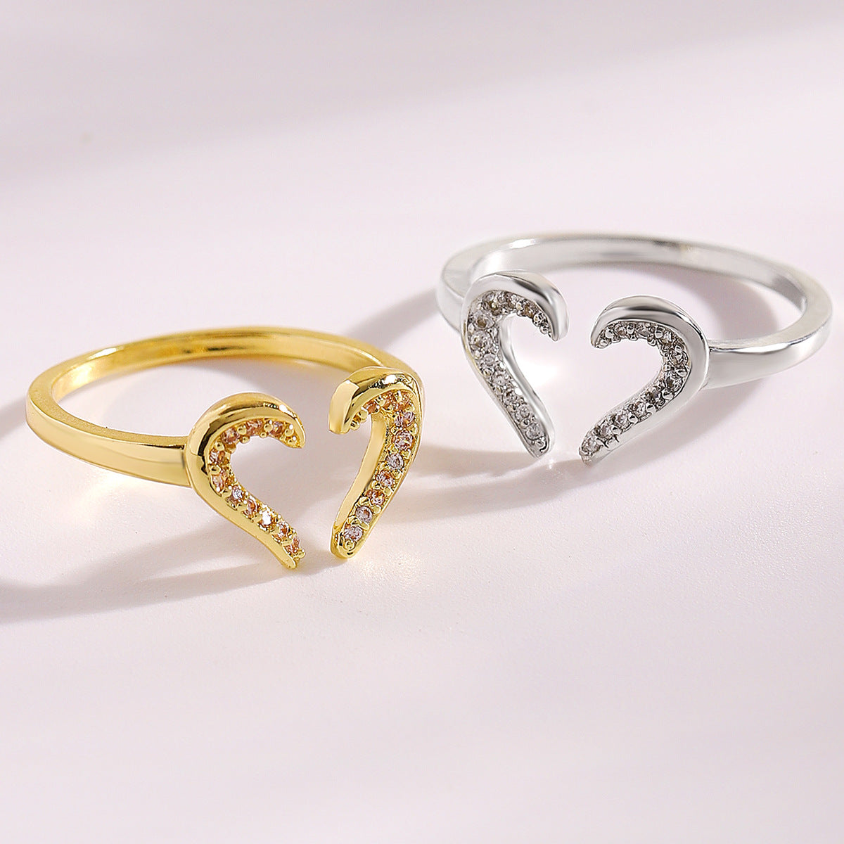 鋯石可調式戒指－第二視角實拍｜https://igowo.tw/