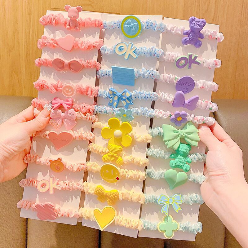 花朵簡約髮圈－商品主圖｜https://igowo.tw/