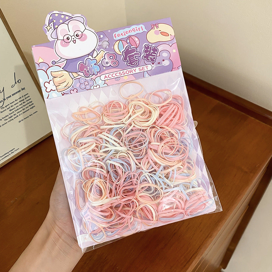 彩色簡約髮圈－細節特寫4｜https://igowo.tw/