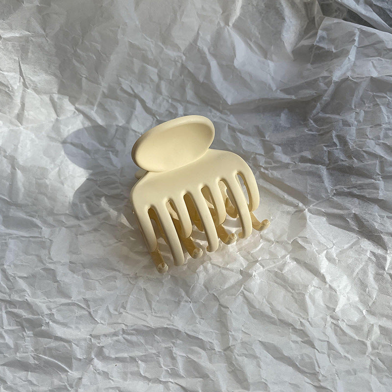 棕色簡約髮夾