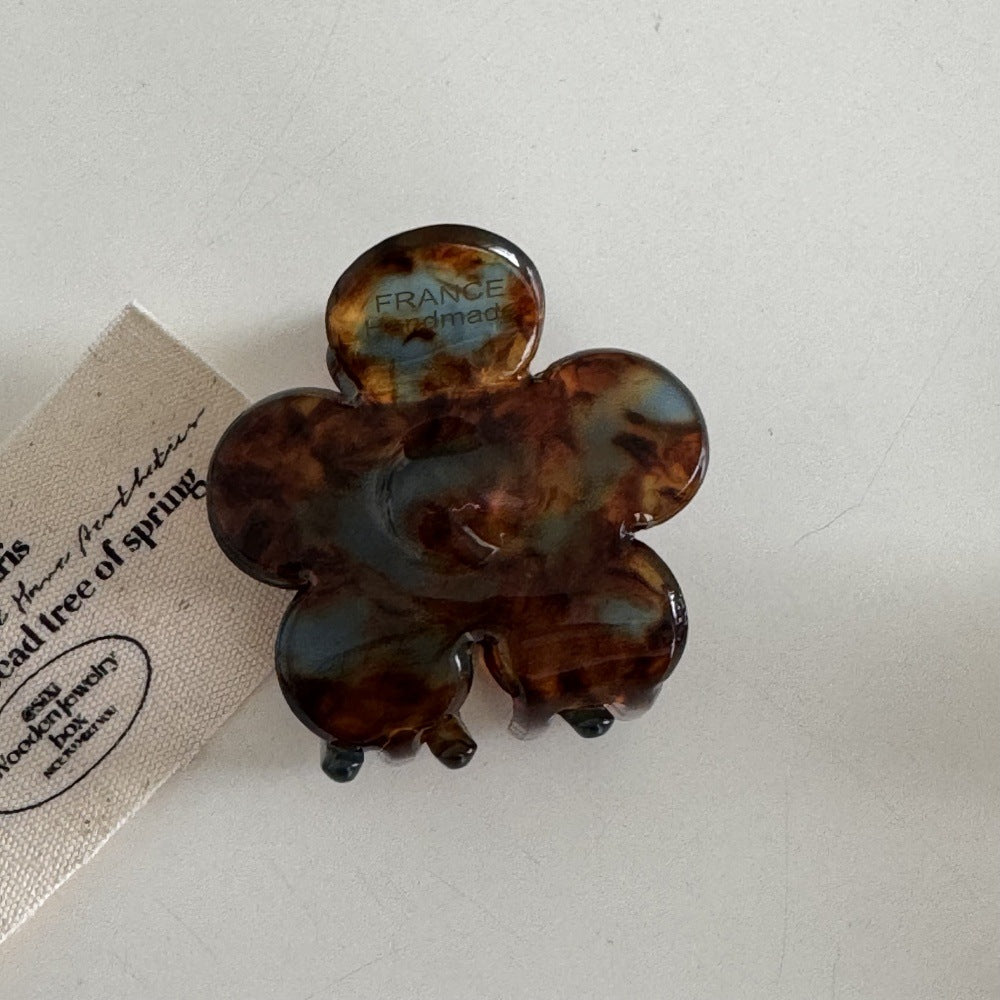 醋酸板材花朵鯊魚夾