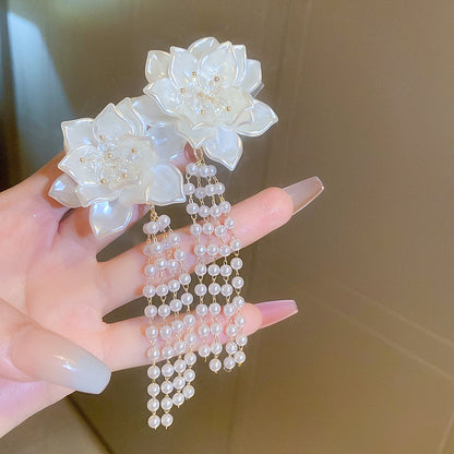 花朵流蘇耳環－細節特寫49｜https://igowo.tw/