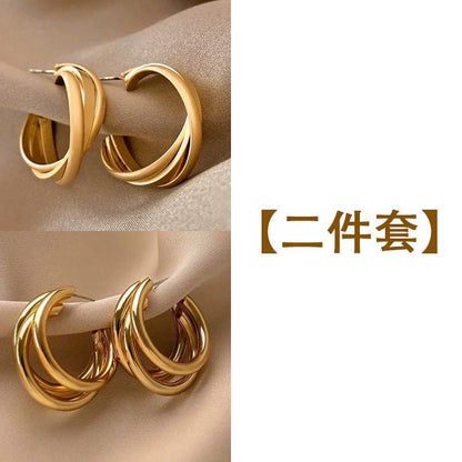 金屬復古耳釘－細節特寫30｜https://igowo.tw/
