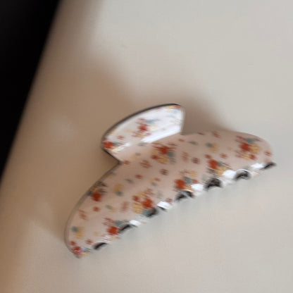 醋酸板材碎花髮夾