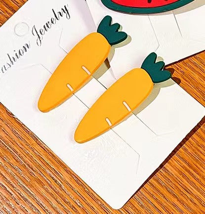 水果簡約髮夾－細節特寫8｜https://igowo.tw/