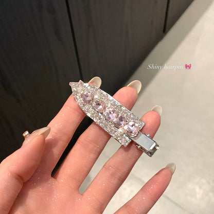 鋯石簡約髮夾