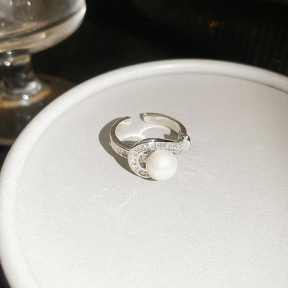 鋯石花朵鑲鑽戒指－48#戒指-金色款細節30｜https://igowo.tw/