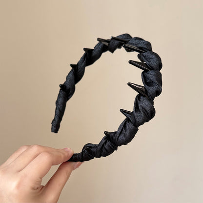 網紗波浪纏繞髮箍