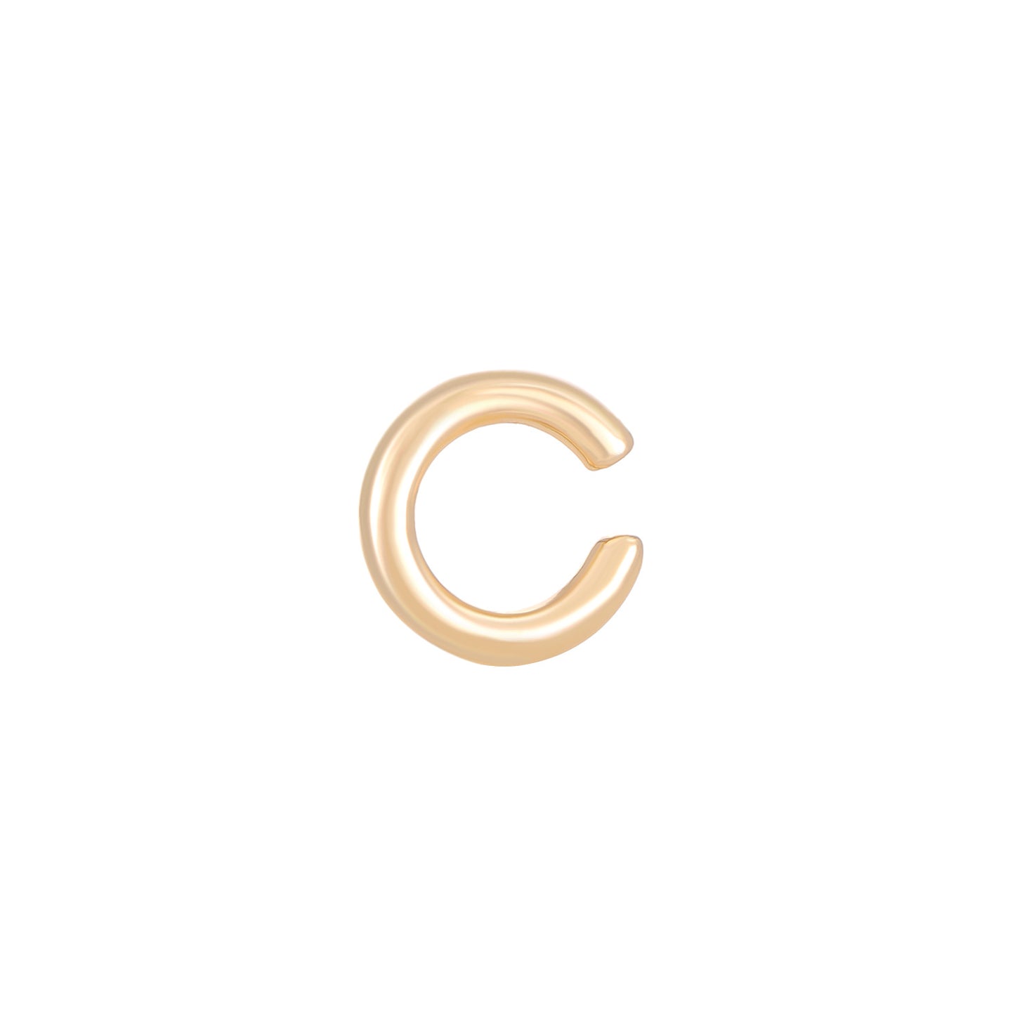 金屬C形免耳洞耳夾－細節特寫4｜https://igowo.tw/