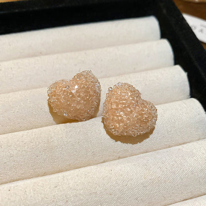 彩色樹脂圓片誇張耳環－細節特寫40｜https://igowo.tw/