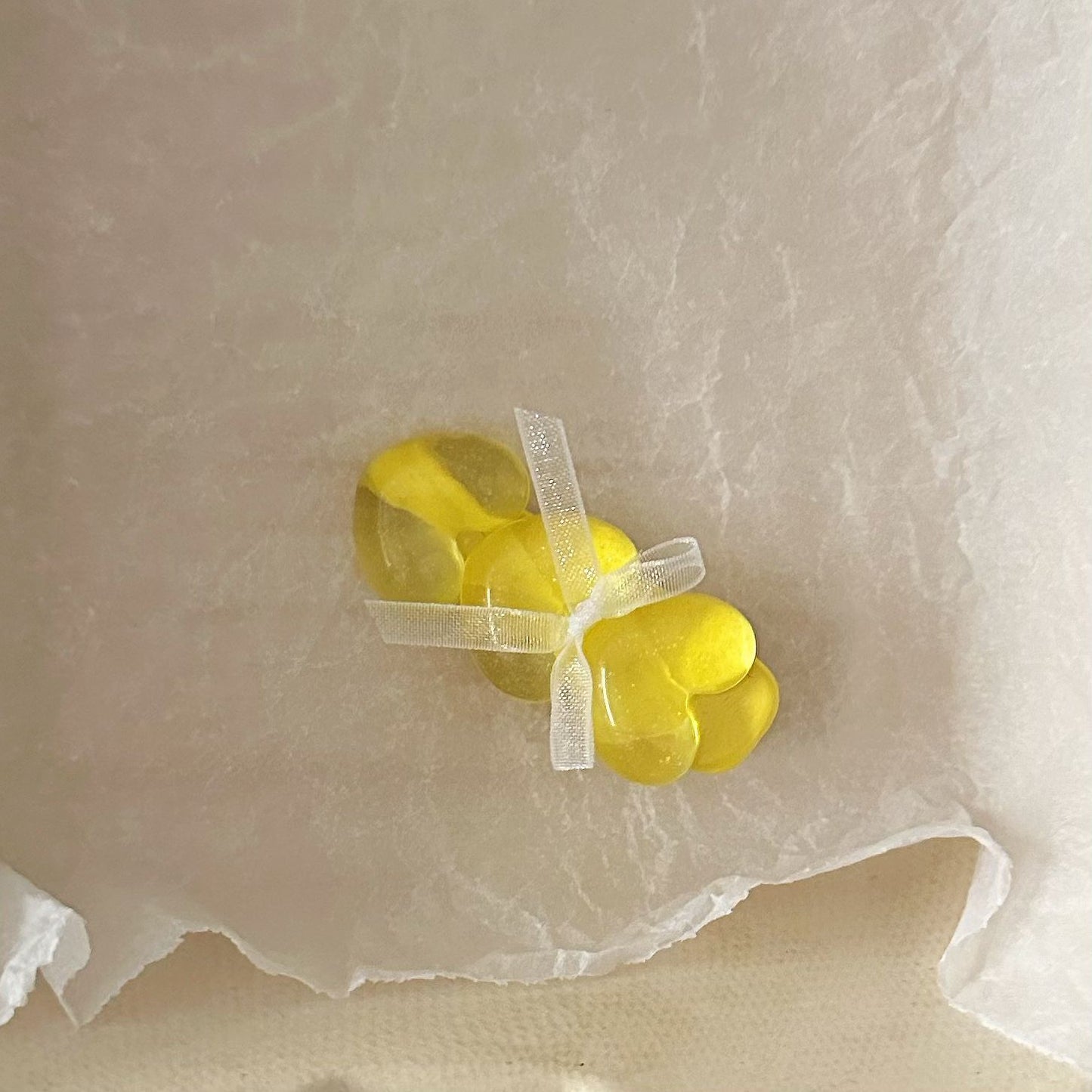 粉色愛心髮夾