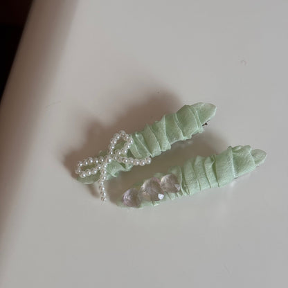 蕾絲布面大腸圈髮圈