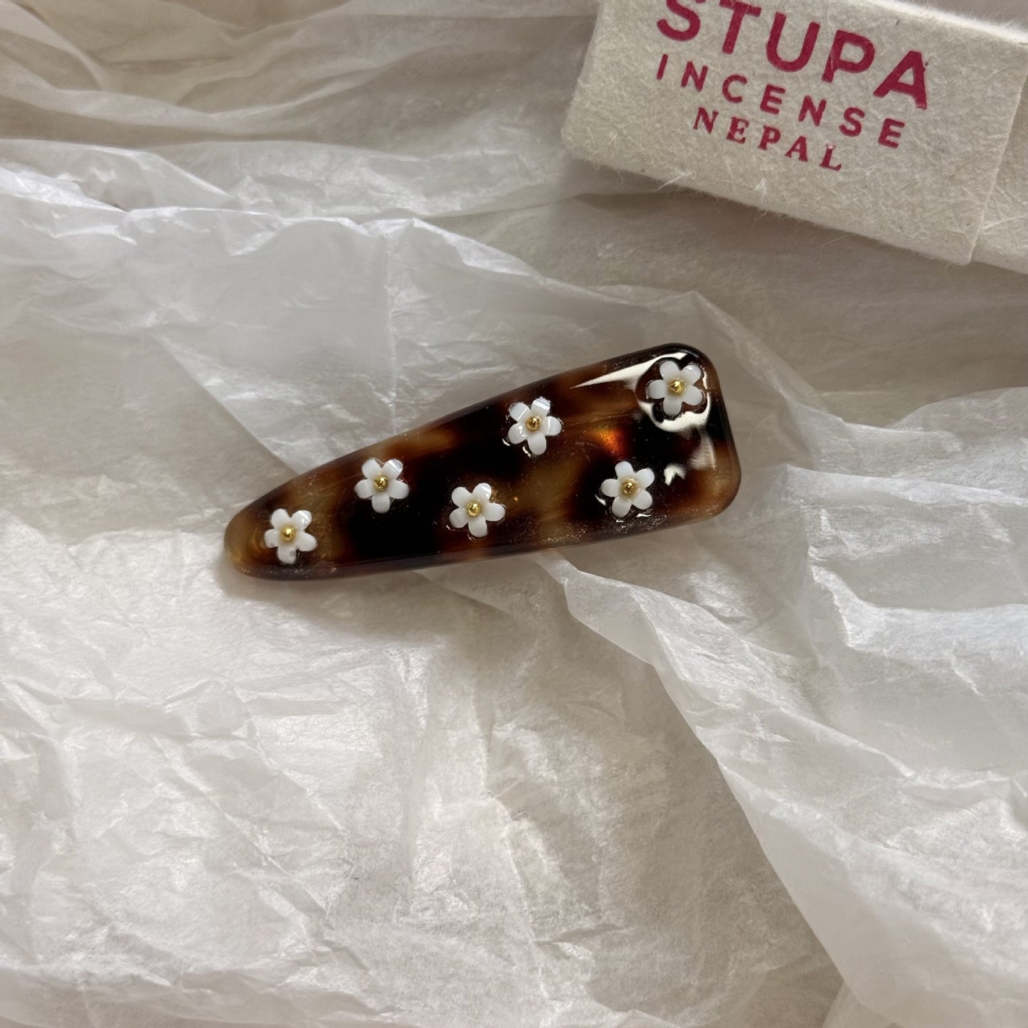 醋酸板材花朵髮夾