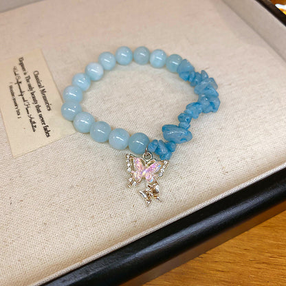 波西米亞風小米珠多層串珠手鏈女生夏天民族風輕奢小眾復古手飾品
