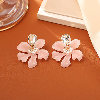 花朵簡約耳釘