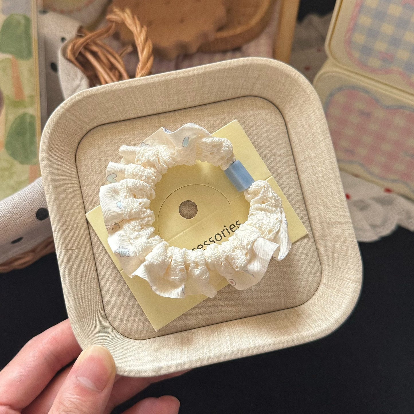 小熊卡通髮圈