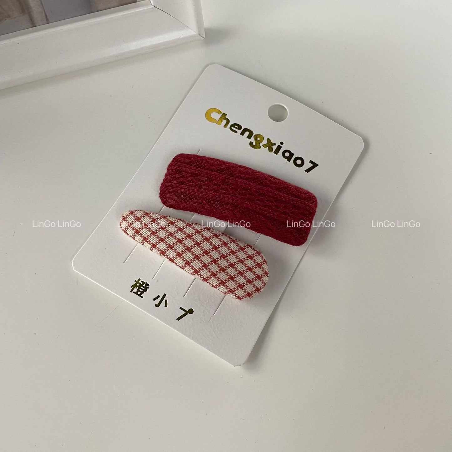 布面簡約髮夾