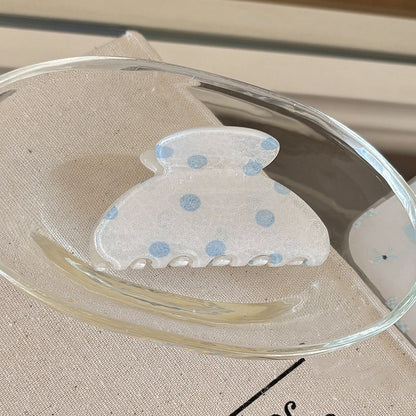 波點簡約髮夾