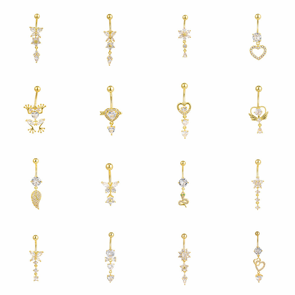 愛心鑲鑽飾品－2/銀色款實拍｜https://igowo.tw/