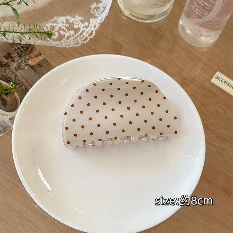 波點簡約鯊魚夾