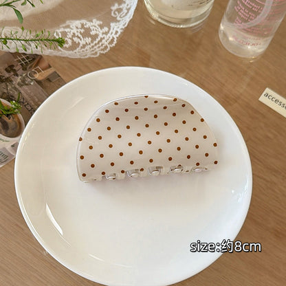 波點簡約鯊魚夾