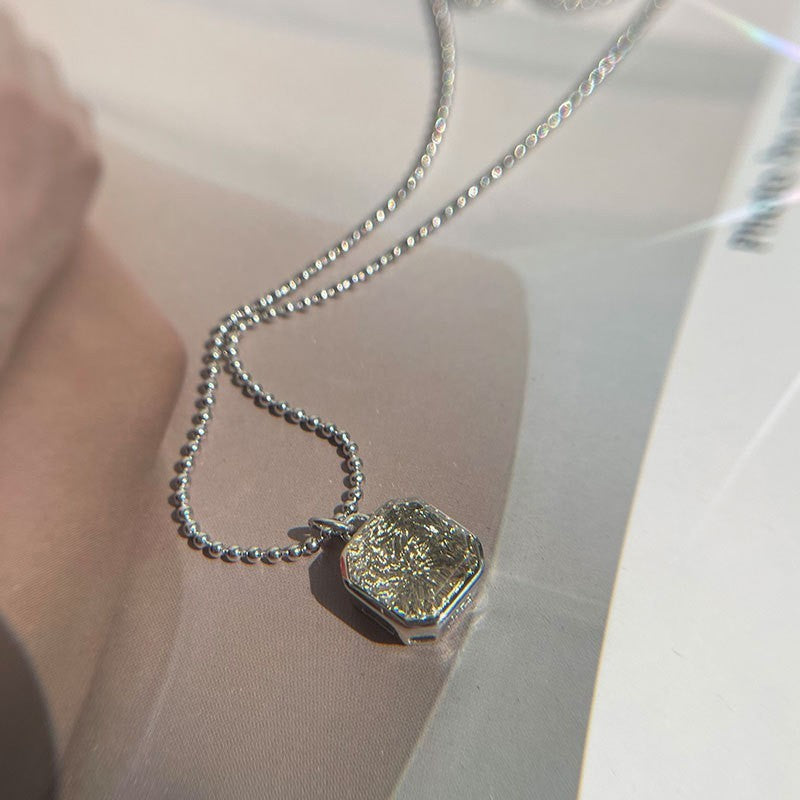 S925鋯石項鍊－細節特寫6｜https://igowo.tw/