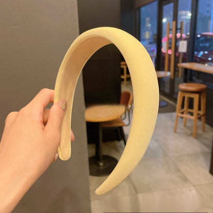 黃色簡約髮箍