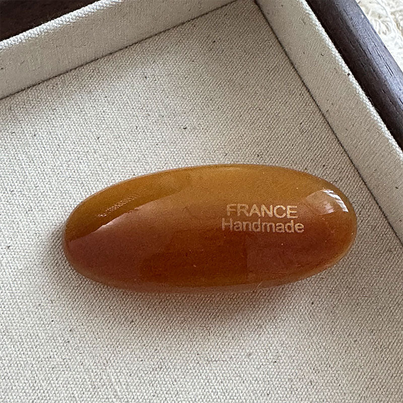 醋酸板材橢圓復古髮夾