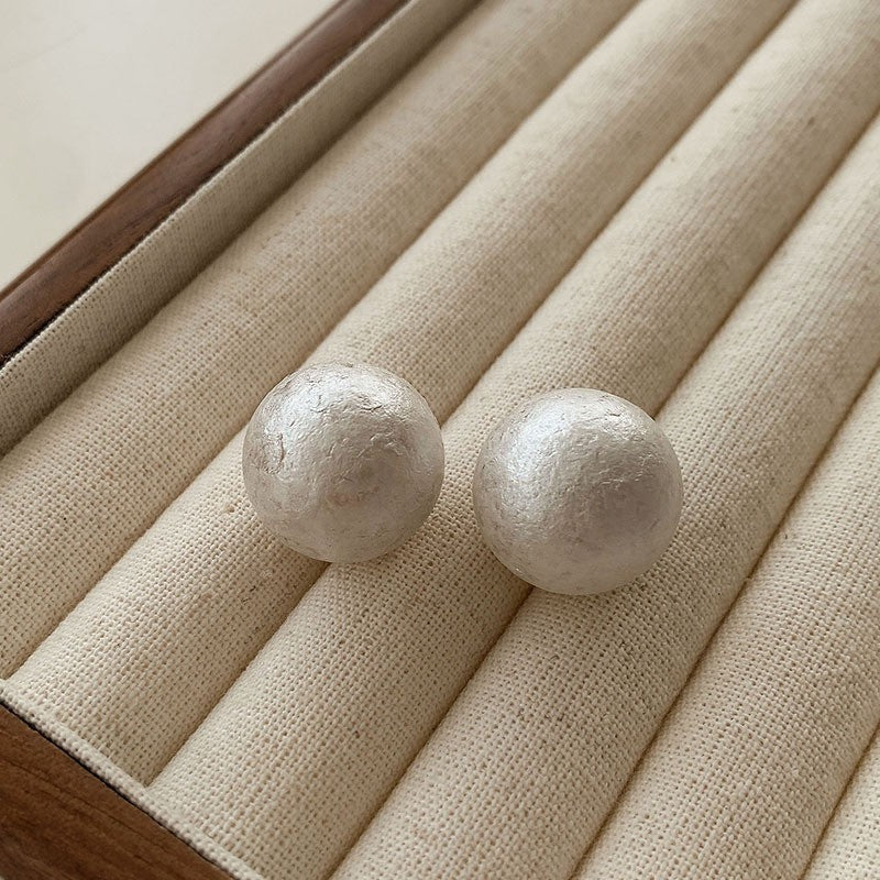 珍珠銀針耳環－細節特寫14｜https://igowo.tw/