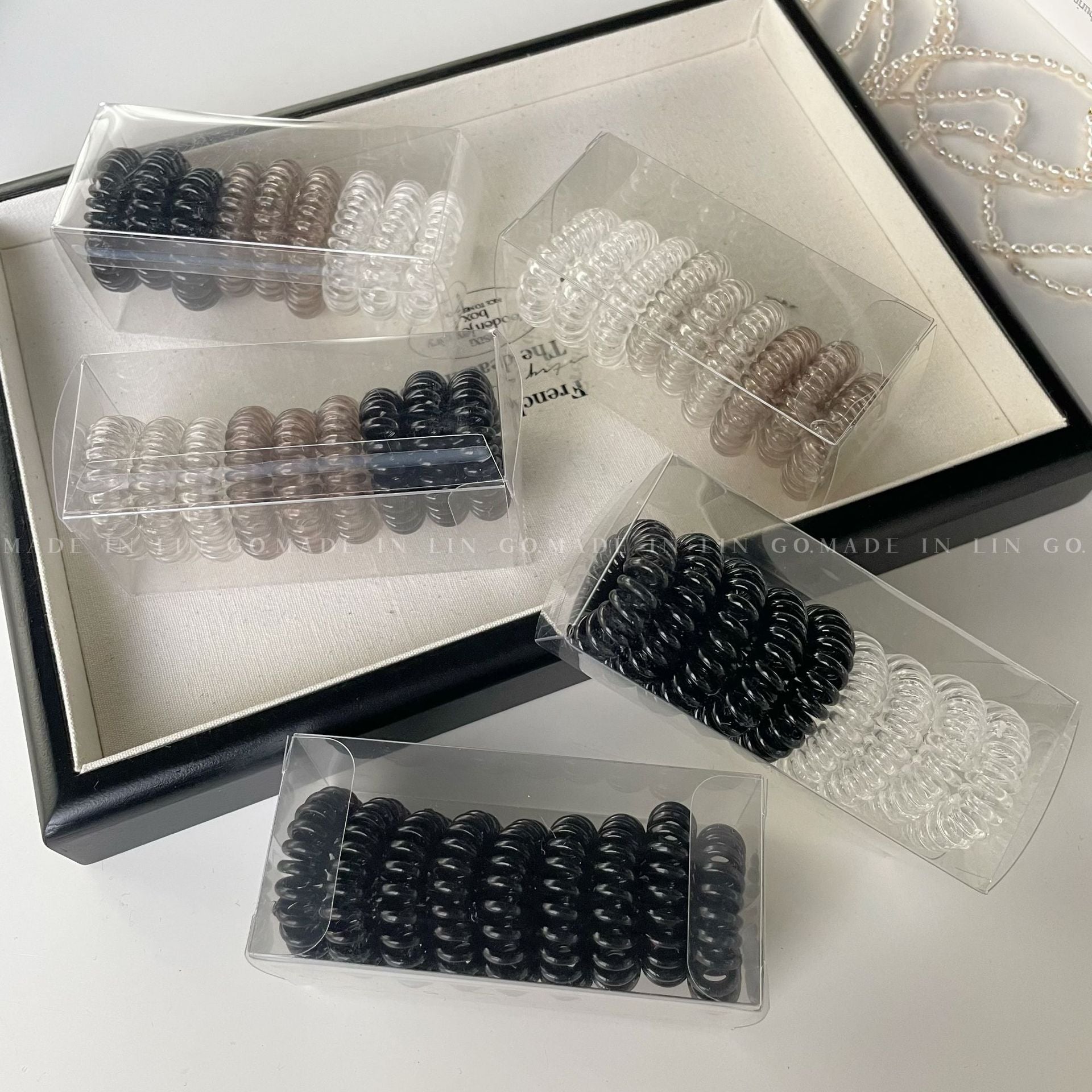 漸層彈力繩簡約髮圈－商品主圖｜https://igowo.tw/