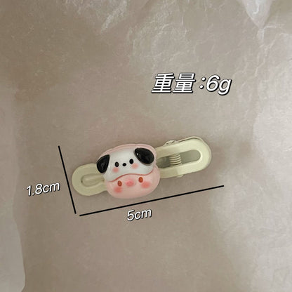 粉色卡通髮夾