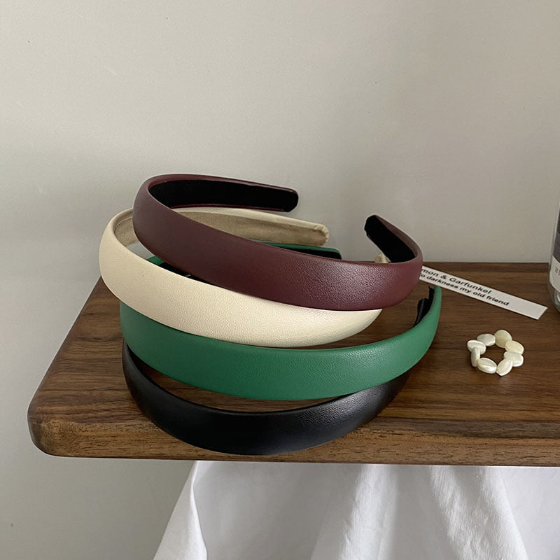 皮革復古髮箍－商品主圖｜https://igowo.tw/