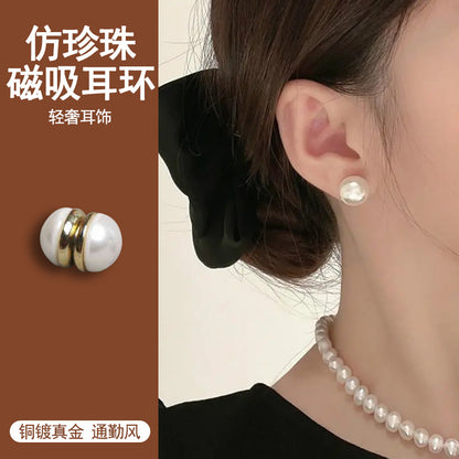 珍珠磁吸耳夾－商品主圖｜https://igowo.tw/