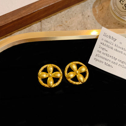 歐美復古金屬耳飾
