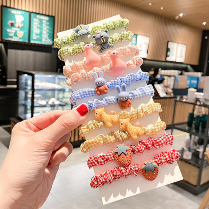 彈力繩卡通髮圈