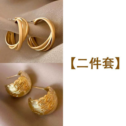 金屬復古耳釘－細節特寫26｜https://igowo.tw/