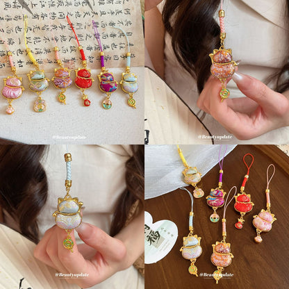 古錢福袋吊飾－商品主圖｜https://igowo.tw/