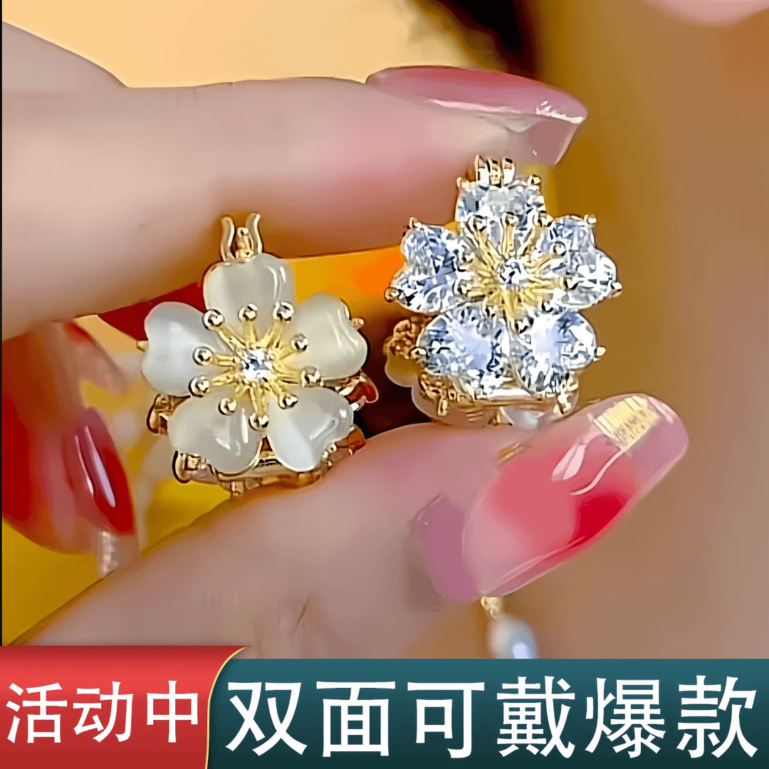 S925雙面耳環－商品主圖｜https://igowo.tw/