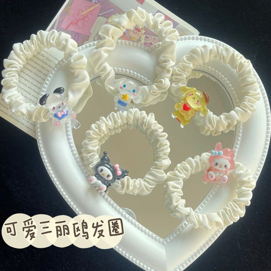卡通簡約髮圈－商品主圖｜https://igowo.tw/