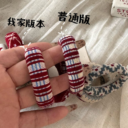 簡約經典髮圈－第二視角實拍｜https://igowo.tw/